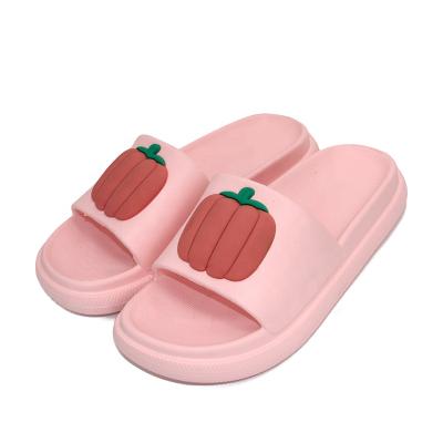 China Fashion new fashion trend summer simple pumpkin non-slip soft bottom leisure EVA plastic slippers for sale