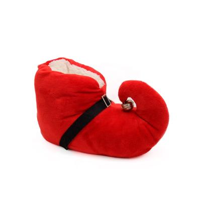 China Hot Cute Animal Shape Christmas Gift Anti-skid Design With Jingle Bell Gift Girls Winter Women House Toy Fluffy Animal Indoor Slippers for sale