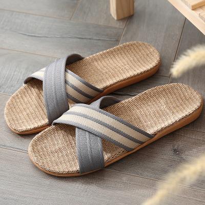 China New fashion trend environmental protection four seasons PVC general canvas slippers for men and women casual non-slip single slippers for sale