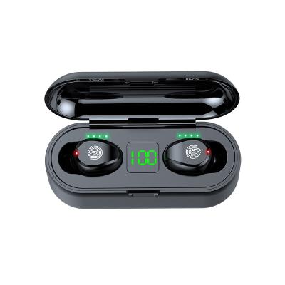 China New Fashional Perfect Sound In The Smallest Current Wireless Earbuds TWS F9 Gaming Earphone Tws Earbuds for sale