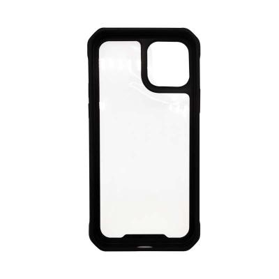 China Clear Border TPU Sublimation Water Proof Silicone Shock Proof Phone Case Blank PC Shockproof Rough Protector for sale