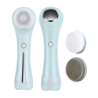 China 2020 New Mold DEEP CLEANING Brush Rotary Electric Facial Detergent Set Amazon for sale