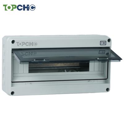 China Chinese Electric Power Transmission TOPCHIC Factory HT 18ways TSM ABS Plastic Material Electrical Distribution Panel Outdoor Box for Low Voltage for sale