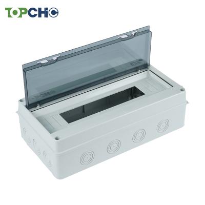 China Electric Power Transmission TOPCHIC HT 18 way IP66 ABS outdoor power fiber electricity distribution box for sale