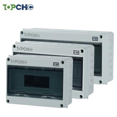 China Electric Power transmission TOPCHIC IP65 HT series5 8 stage powerProject box waterproof electronic ABS plastic circuit breaker distribution box for sale