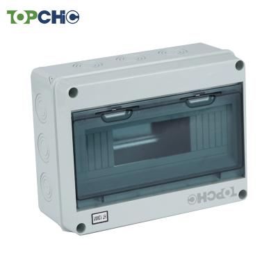 China TOPCHIC Electric Power Transmission TOPCHIC 12 Ways Circuit Breaker Low Voltage Power MCB Fiber Waterproof Fiber Distribution Box of Electrical Equipment Supplies for sale