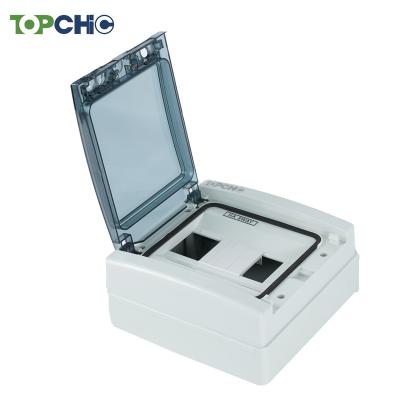 China Electric Power Transmission TOPCHIC ha 8 12 18 Way 215mm*210mm*140mm Solar Power Box Waterproof Electrical Distribution Boards for sale