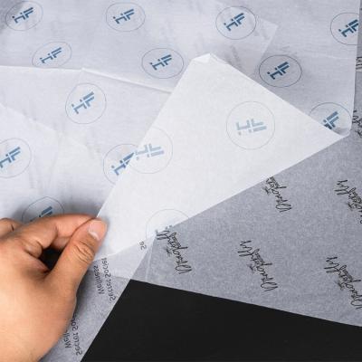 China Recycled Materials OEM Online Wholesale Custom Printed Logo Clothing Wrapping Tissue Paper for Gift Packaging for sale