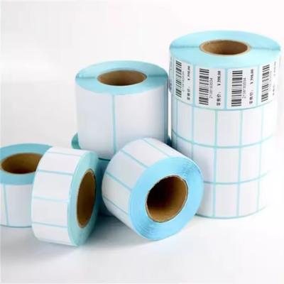 China Waterproof Printable Thermal Label 50*30 Customized Thermal Sticker Paper Roll for sale