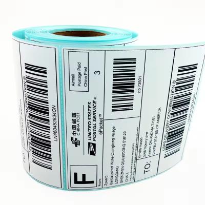 China Fanfold Thermal Label Paper Roll 100mmx150mm 1 Pack 500 PCS 4x6 For Warehouse for sale