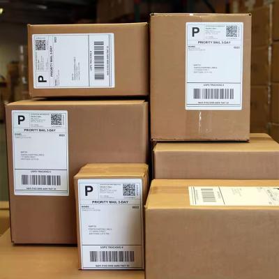 China Permanent Adhesive Backing Shipping Labels Water Resistant For USPS Packages for sale