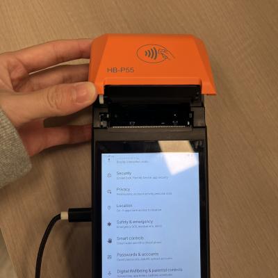 China Android POS Terminal With 720*1280 IPS Screen And Wireless Connectivity for sale