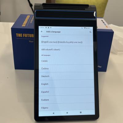 China NFC-kaartlezer Android POS-systemen met een scherm van 8 inch Te koop