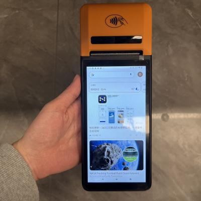 China Android Handheld POS Terminal 8-Kern-Handheld POS-Maschine mit 5-Punkte-Touch-Kapazität-Touch-Bildschirm zu verkaufen