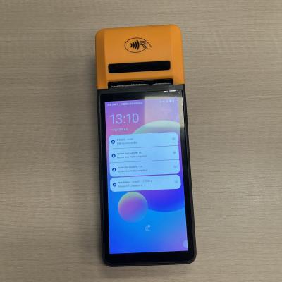 China Todo en un terminal de POS 8-Core Android12 3.8V 6400aAh Sistema de POS portátil con impresora térmica de 58 mm en venta