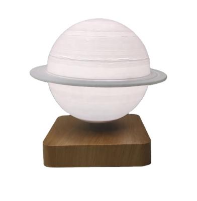 China Industrial Table Magnetic Floating Planet Levitating Saturn Led Lamp Night Light for sale