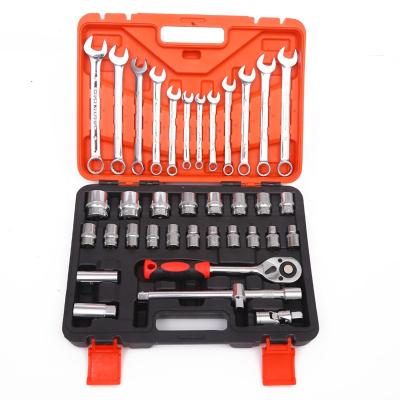 China truck & Trailer Brake Parts Complete Professional Auto Mechanic Mechanic Hand Tools Kit Set With Socket Wrench Car Motorcycle Repair Box for sale