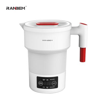 China Keep Hot 110V Portability Water Kettle Customized by RANBEM 220V Mini Travel Portable Electric Kettle for Office School Home and Travel for sale