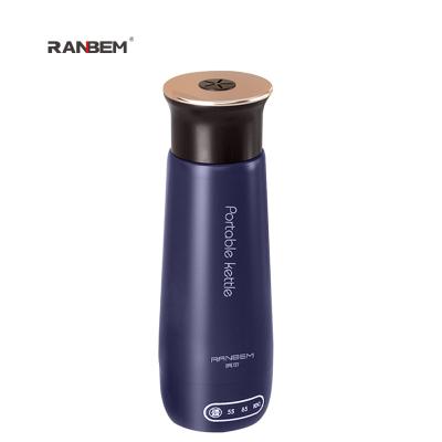 China Keep Hot RANBEM Factory To Custom Design 304 Stainless Steel Water Heater Bottle Portable Travel Electric Cup For Baby for sale