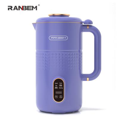 China RANBEM 600ML Multifunctional Household Automatic Slag-free Wall Breaking Soymilk Machine Heating Silent Cooking Mixer for sale