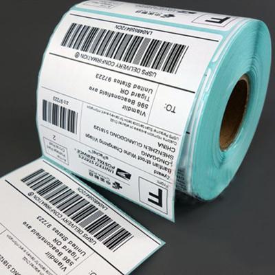 China A6 Stock Thermal Printer Waterproof Waybill Waterproof Thermal Label Paper Sticker Shipping Label for sale