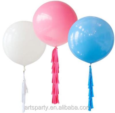 China Giant 36 Inch Large Tassel Latex Balloon Wedding Party Birthday Decoration Gift Toy for sale