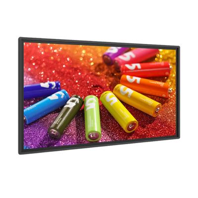 China Indoor 55 Inch HD Window Touch Advertising Player Indoor Capacitive Wall Mounted Digital Signage Android System for sale