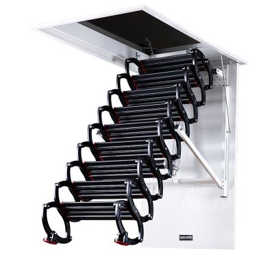 China Modern Durable New Design Electric Telescopic Forging Scissor Aluminum Attic Stairs for sale