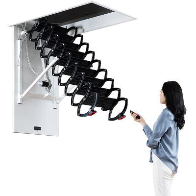 China Modern Electric Attic Steps Aluminum Telescopic Folding Ladders for sale