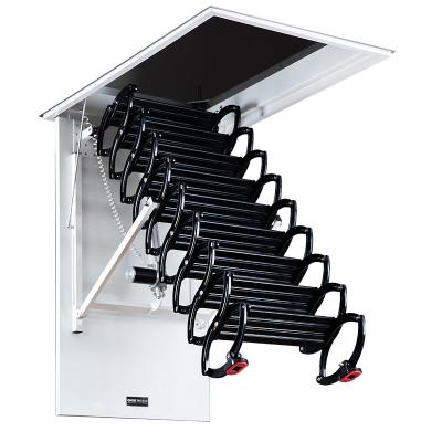 China Modern Automatic Folding Electric Telescopic Loft Retractable Stairs Trace Ladder for sale