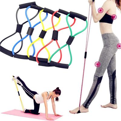 China Lightweight High Quality 8 Shape Resistance Band Tube Chest Expander for sale