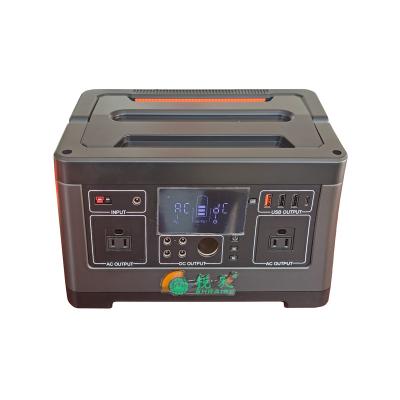 China Power Type C Dual Charging Solar and Grid Battery Bank Camping Portable Power Supply Multi-Function Outdoor Backup Standby for sale