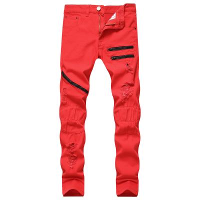 China High Fashion Sustainable Mens Jeans Straight Pants Men Jeans Pants Slim Fit Leisure Wear for sale