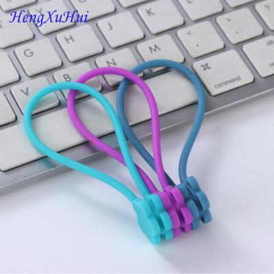 China New Arrival 8 Color Sealed Magnet Cable Winder Clip Sealed Magnet Cable Winder Clip 1 PC for sale