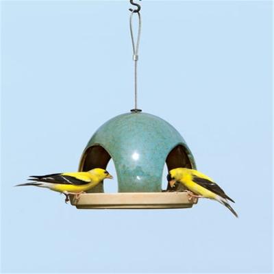 China Sustainable Hot Sale Personalized Handmade Ceramic Bird Feeder Mug for sale