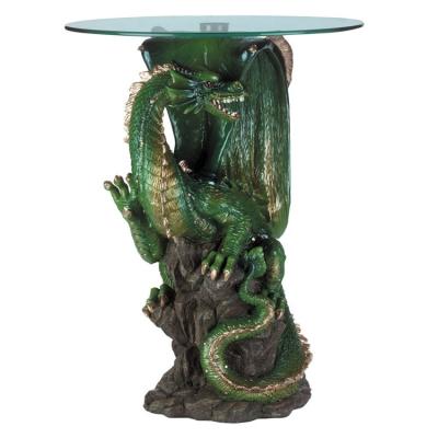 China Can Be Customized Hot Selling Customized Handmade Polyresin Dragon Coffee Table for sale