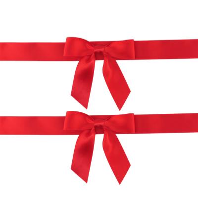 China Pure Handmade Sale Birthday Gift Package Decoration Satin Ribbon Bows for sale