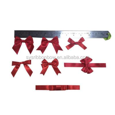 China Wholesale Pure Handmade and Custom Tie Christmas Twist Decorative Bow for sale