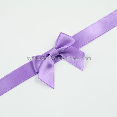 China Satin floral ribbons and bows for cards or invitation box for sale