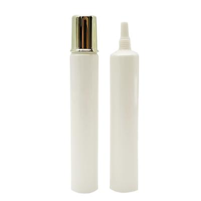 China D19mm PE Tube Cosmetic Cream Plastic Soft Tube White PE Tube for sale