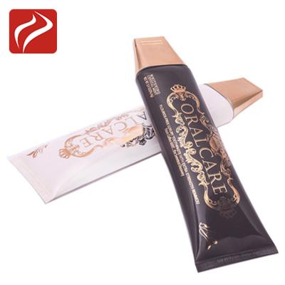 China D35mm EVOH Cosmetic PE Tubes Toothpaste Tube Super Soft Oval Plastic Cosmetic Packaging for sale