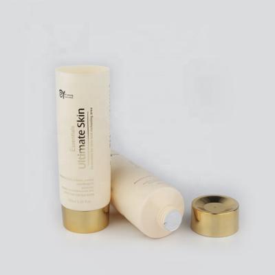 China 300ml 400ml high quality high quality PE tube plastic body scrub packaging tube for sale