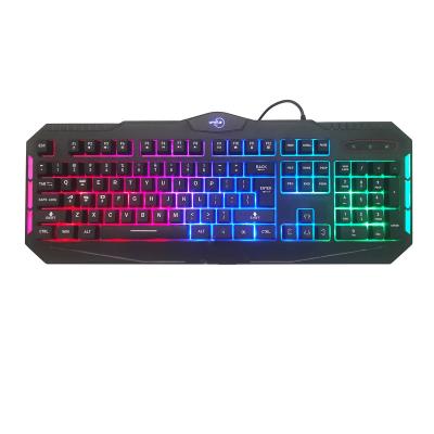 China Backlit Rainbow Spanish Color Membrane Umila SC701 Laptop Keyboards Gaming LED Backlit Keyboard for sale