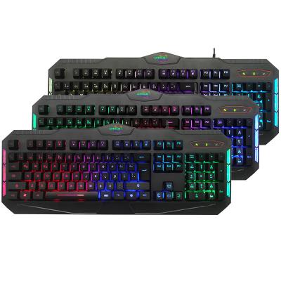 China backlit set 104 key oem keyboard gamer rainbow led rgb wired pc computer gaming keyboard yes for sale