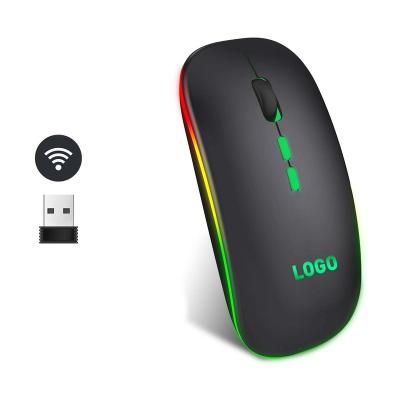 China Hot Products Gaming Mouse 2.4G 1600DPI Optical Wireless Rechargeable Gaming Mouse New For Office And Gaming Use for sale