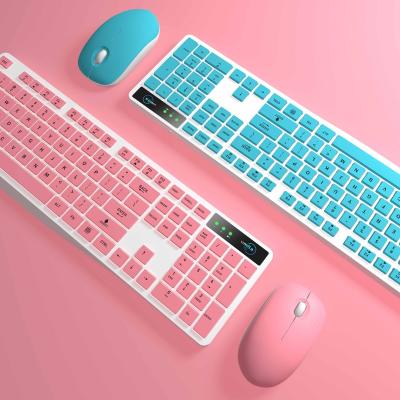 China Wholesale Membrane Hot Selling 2.4g Computer Desktop Wireless Keyboard Combo for sale