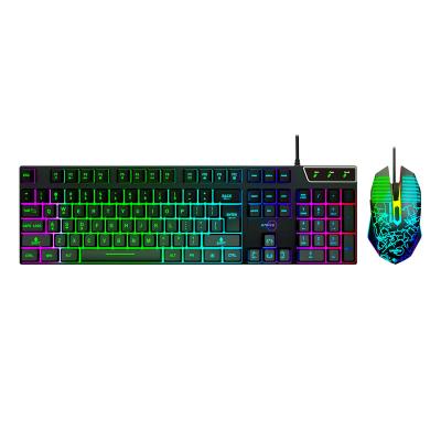 China Computer Wired Gamer Keyboard and Mouse Gaming Keyboards Gamer Keyboards Mouse Combos RGB and Keyboard yes for sale