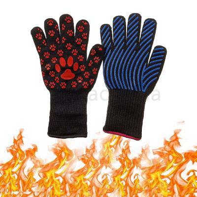 China Modern Life Cooking Oven Mitts Grilling Heat Resistant and Protective Gloves for Cooking and BBQ for sale