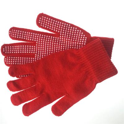 China Anti Slip Acrylic Magic Gloves Soft Acrylic Gloves / Anti Slip Dispensing Wear Resistant Thermal Particle Work Gloves Customized Logo for sale