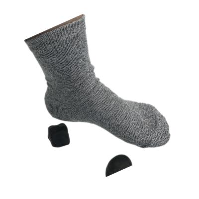 China Breathable Anti-Cut Silver Gray Socks Cut Resistant Level 5 Anti-Cut Socks for sale